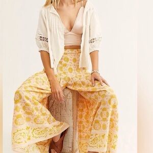 Free People Run River Wide Leg Pants M